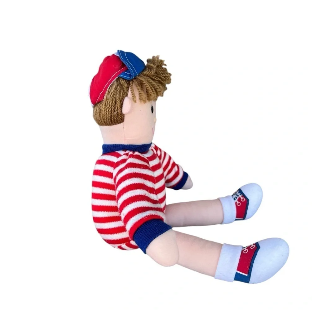 Vintage Oshkosh Eden Boy Plush Doll 14”